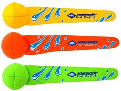 Schildkröt Funsports Bolas de mergulho de neopreno, 3 bolas com cauda, enchimento de areia, amarelo/laranja/verde, 970210