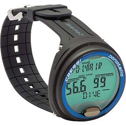 Cressi Donatello Diving Computer Ordenador Profesional Muñeca para Buceo y Apnea, Unisex-Adult, Negro/Azul, Un tamaño
