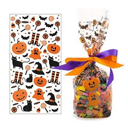 0855937 DECORA geschenkzakjes HALLOWEEN 12,5 + 3 x 24 cm 20 stuks