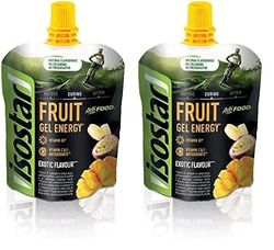 Isostar - Actifood Exotic Fruits - Gel Énergétique Source de Glucides et de Vitamines - Apport en Energie - 199482 (Lot de 2)