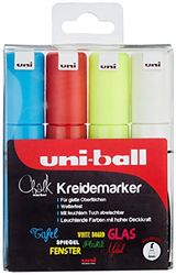 Uni-Ball - Chalk Marker PWE-8K, 8 mm 4er