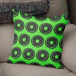 BonaMaison Fundas para Cojínes, Verde neón y Humo Funda de Almohada Elegante y Suave para Decorativa Moderna Decoración del Hogar Habitación, 50x50 Cm - Diseñado y Fabricado en Turquía