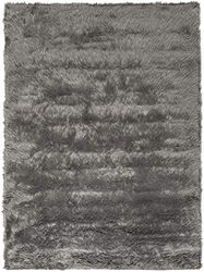 Safavieh FSS235A tapijt van kunstschapenvacht, ivoorkleurig modern 160 x 230 cm grijs