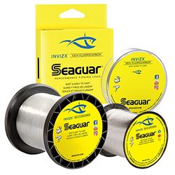 Seaguar InvizX 100% fluorkol 200 yd 3,6 kg, klar, en storlek (08VZ200)