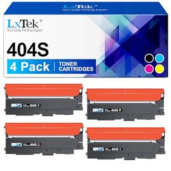 LxTek 404S Compatible Toner Cartridge Replacement for Samsung P404C CLT-P404C for Xpress SL C430 C430W C480 C480W C480FN C480FW (1 Black/1 Cyan/1 Magenta/1 Yellow, 1 Pack)