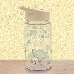 Lesser & Pavey Little Moments Childrens Mealtime Drinking Bottle with Straw Lightweight for Kids Toddlers