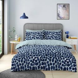 GC GAVENO CAVAILIA Housse de Couette Double réversible - Parure de lit Double Respirante (200 x 200 cm) avec taies d'oreiller - Lin Doux