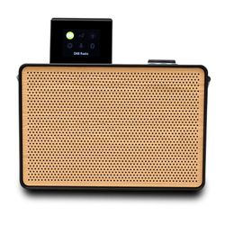 Pure Evoke Play - Sistema de música portátil para Interior y Exterior (Dab+/FM, Radio por Internet, Spotify Connect, Bluetooth), edición Especial, Color Negro y Madera