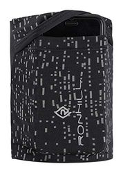 Ronhill Night Runner Stretch Arm Pocket, Tasca del Braccio Unisex-Adulto, Nero/Riflettente, M/L