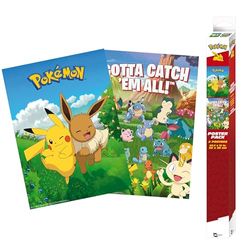 ABYstyle POKEMON - Set 2 Posters - Environments (52x38)