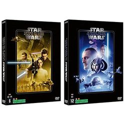 STAR WARS Episode II - L'ATTAQUE DES CLONES (2019) - DVD & STAR WARS Episode I - LA MENACE FANTOME (2019) - DVD