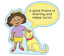 Inspirational Playgrounds P190201 Good Friend Outdoor Sign C Educational Toy