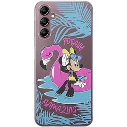ERT GROUP custodia per cellulare per Samsung A14 4G/5G originale e con licenza ufficiale Disney, modello Minnie 025 adattato in modo ottimale alla forma dello smartphone, parzialmente trasparente