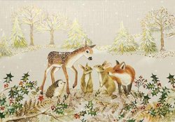 Furry Friends Small Boxed Holiday Cards (Christmas Cards, Greeting Cards)