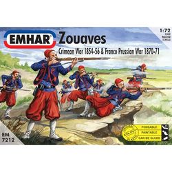 Emhar EM7212 figuur-1/72 Krim-krijg: Franse zuaven soldaten