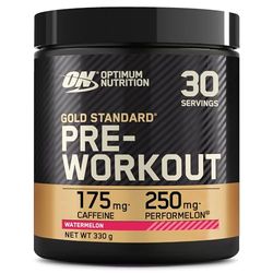 Optimum Nutrition Gold Standard Pre Workout Powder, Energy Drink with Creatine Monohydrate, Beta Alanine, Caffeine and Vitamin B Complex, Nutrition Supplement, Watermelon Flavour, 30 Servings, 330 g