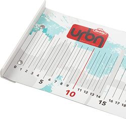 Berkley Urbn Measure Mat, Tappetino di Misura Unisex-Adulto, Bianco, 100 cm
