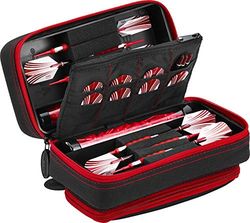 Casemaster by GLD Products Plazma Pro Dart Case Zwart met Ruby Rits en Telefoon Pocket