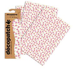 Clairefontaine c730o Décopatch – Papel, 3 unidades multicolor con verduras, color Pink Beeren Format : 395 x 298 mm