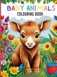 Baby Animals Colouring Book: A Colouring Book Featuring Incredibly Cute Baby Animals for Hours of Colouring Fun