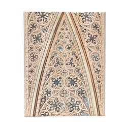 Vault of The Milan Cathedral (Duomo di Milano) Ultra 12-Month Vertical Hardback Dayplanner 2025 (Wrap Closure)