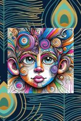 "Psychedelic Dreams: A Journey in Art": "100-Page Notebook with Visionary Psychedelic Cover Art"