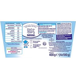 Nestlé Bébé P'tit Onctueux au Fromage Blanc Fruit Exotiques - Laitage de 6 mois à 36 mois - 4 x 100g (4 Laitages )