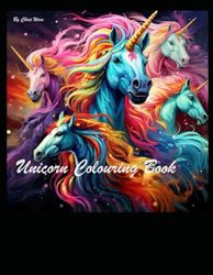 Horses and Unicorns Colouring Book: Kids Colouring Book