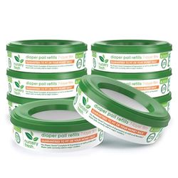 Nursery Fresh Substituição para cubos de fraldas Diaper Genie e Munchkin, 2,176 unidades, embalagem de 8