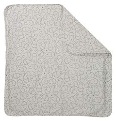 roba Couverture Bébé Ultra-Douce miffy® 80 x 80 cm - Face Polaire Moelleuse + Face 100% Coton - Motif Lapin - Unisexe