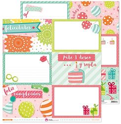 Anita y Su Mundo Collection Cartes de vœux en papier pour scrapbooking, papier, grandes cartes, 30,5 x 30,5 cm