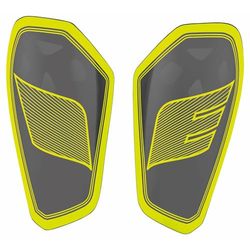 Erima Unisex-Volwassene Flex Guard scheenbeschermers (7212402), lime/zwart, M