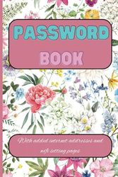 INTERNET PASSWORD BOOK | SERVICE PROVIDER DETAILS | FREQUENTLY VISITED SITES | 6" x 9" | A TO Z FORMAT: A book to keep all your internet passwords in one place