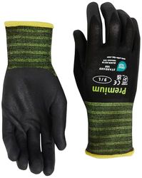 Keron Lot de 6 gants de travail en nylon nitrile de qualité supérieure - Taille 9