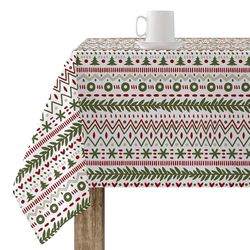 BELUM Nappe de Noël | Nappe Anti-Taches Table Rectangulaire Résiné | Nappe Résinée (Tacte plastifié) | Nappe de Table | Nappe de Table Maison (250 x 140 cm)