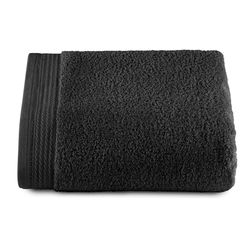 Top Towel - Premium - Toallas de baño Grandes - Toallas baño - 1 Toallas de Ducha -70x140 cms - Algodon 100% - 600 Gramos - Negro