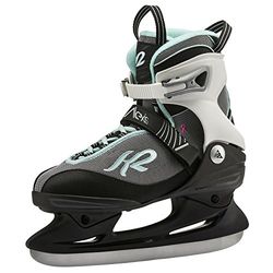 K2 Hockey Chaussures-Complete Alexis Speed Ice 7 Skate Femme, Noir/Blanc/Mint