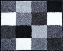 Grund Bona Alfombra de Baño, Acrílico, Gris, 50x60 cm
