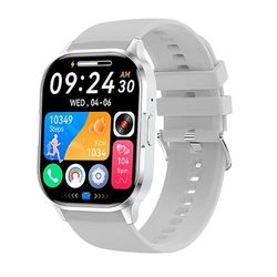 Cool Smartwatch Delta Silicone Grigio (Amoled, Chiamate, Salute, Sport), grigio, Grande
