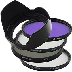 Kit Filtro DynaSun Multicoated UV MCUV 55 mm + Polarizzatore 55 mm +Skylight +FLD +Paraluce
