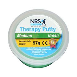 NRS Healthcare Medical Equipment Riabilitazione Impastare Pasta 57 G Verde/Resistenza Meccanica Media