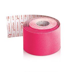 Gatapex Rayon - Cinta kinesiológica (seda sintética, 5 cm x 4 m), color rosa