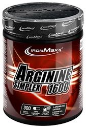 IronMaxx Arginine Simplex 1600 - Acide Aminé L-Arginine - 300 capsules XXL (tricapsules)
