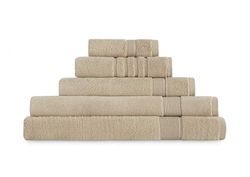Badhanddoek, 100% katoen, Gamma Zero Twist, 600 g/M2 Abece Casa (beige, Duscha-70 x 140 cm)
