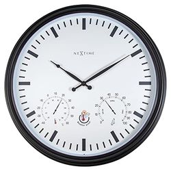 Horloge de Station Météo Extérieure - Ø50.8CM - Plastique - Noir Sunflower