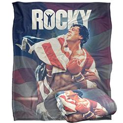 Rocky Raise Up Officially Licensed Silky Touch Super Soft Throw Blanket 152 x 127 cm