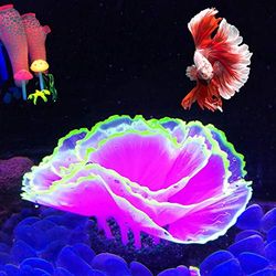 Akvarium korall prydnad glödande effekt korall dekor harts akvarium växter dekoration för akvarium landskap