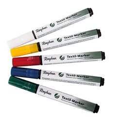 Rayher Set Marker Tessuto Coprenti, Punta Tonda C.Valvola, Set 5Pz, 35009000