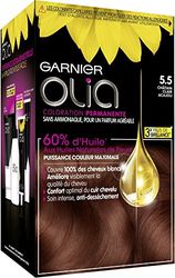Garnier - Olia - Coloração permanente à l'Huile Sans Ammoniaque Châtain - 5,5 Châtain Clair Acajou
