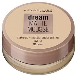 Maybelline New York makeup, Dream matt mousse make-up, matt, nr 20 cameo